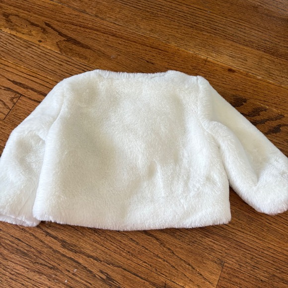 Disney Store Minnie Mouse Faux Fur Girls Jacket Size 6-12m NWOT - Picture 5 of 5